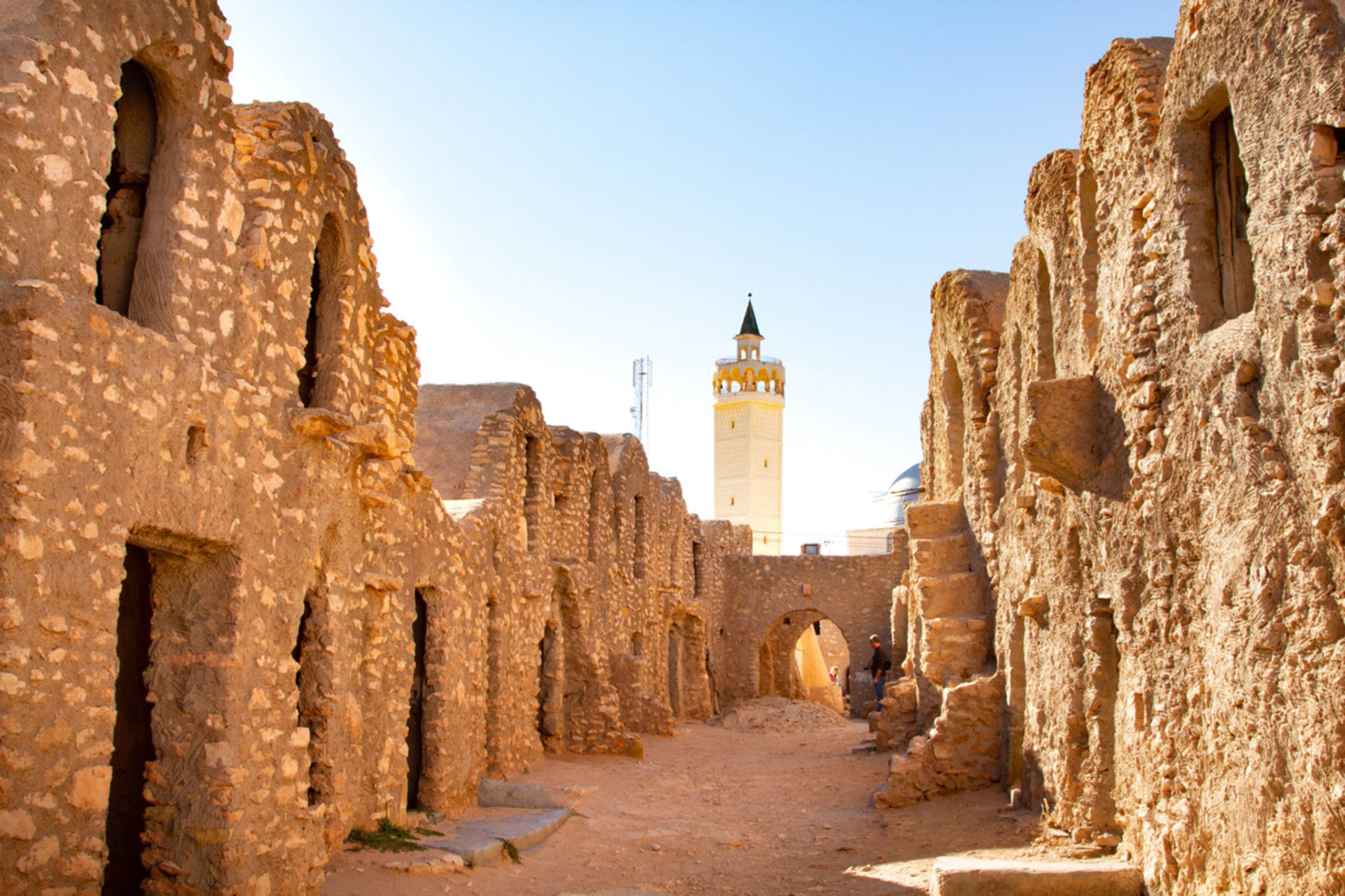 The town where Star Wars was filmed - Tatouine, is an obligatory stop on a road trip in Tunisia.