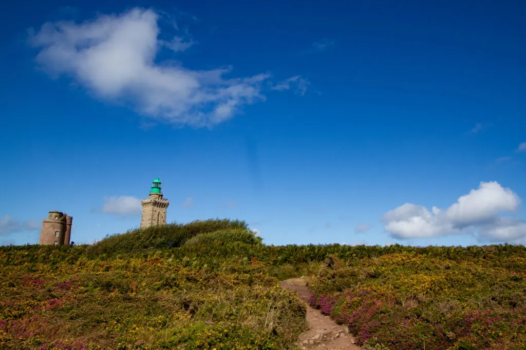 Wandering away from the lighthouses there are many paths to take you on a meandering walk through the moorland of Cape Frehel.