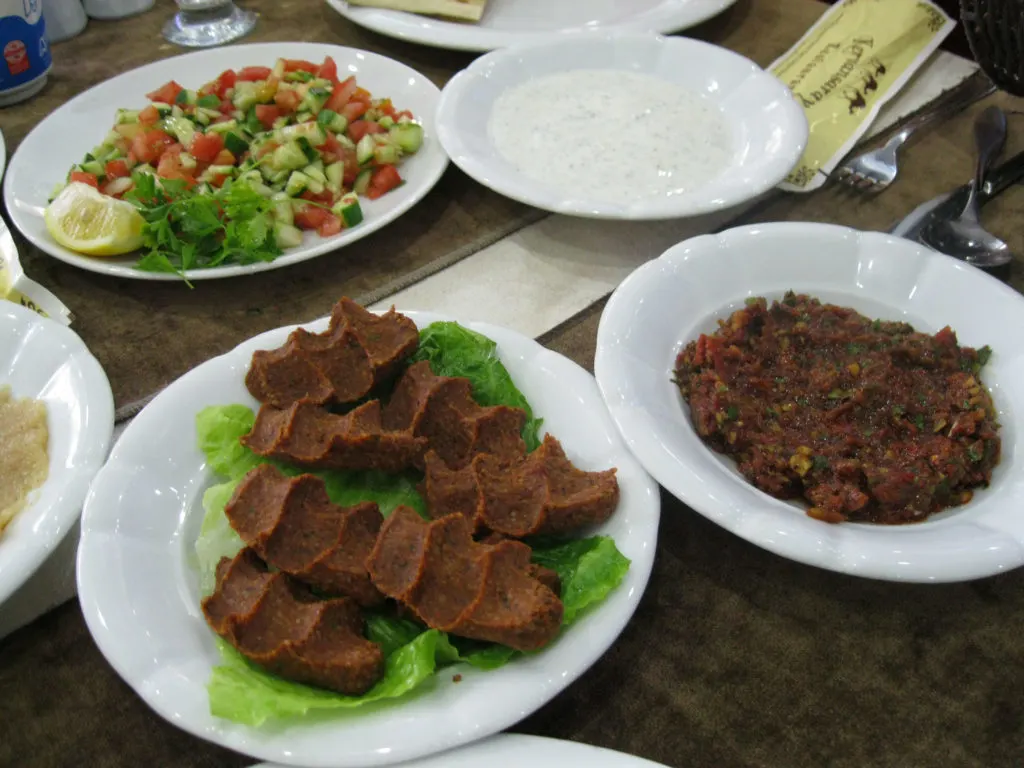 Starting out Turkish dinner with meze or appetizers is a must.