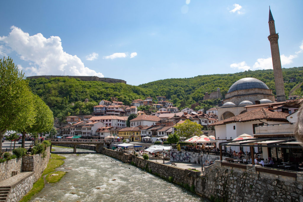 The River Prizren and the city of the same name.