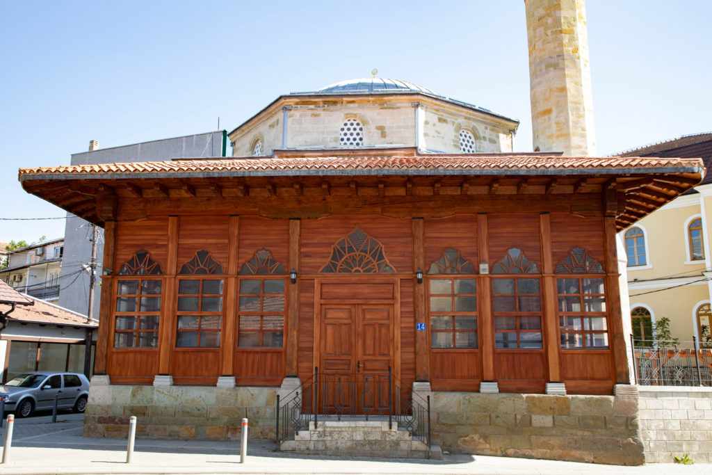 Wooden mosque Pristina, Kosovo.