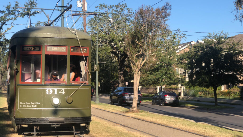 Take a historic cable car ride while in New Orleans.