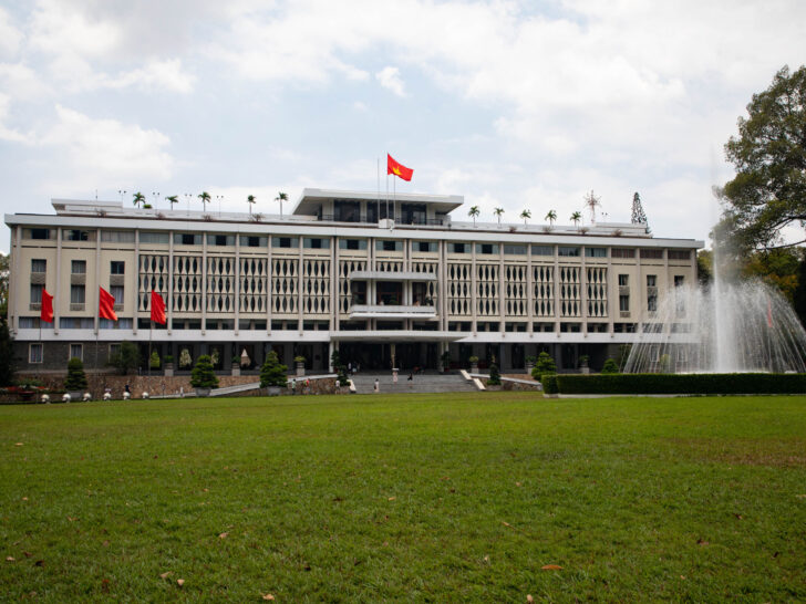 Independence Palace in Ho Chi Minh City, Vietnam.