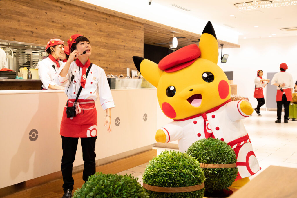 Eating and watching the show at the Pokemon cafe is definitely one way to really enjoy eating in Tokyo.