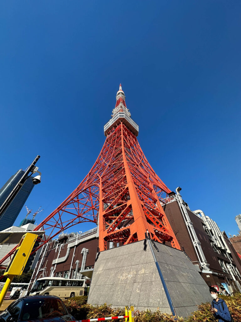 Tokyo Tower is an iconic sight on the city landscape and well worth a visit.