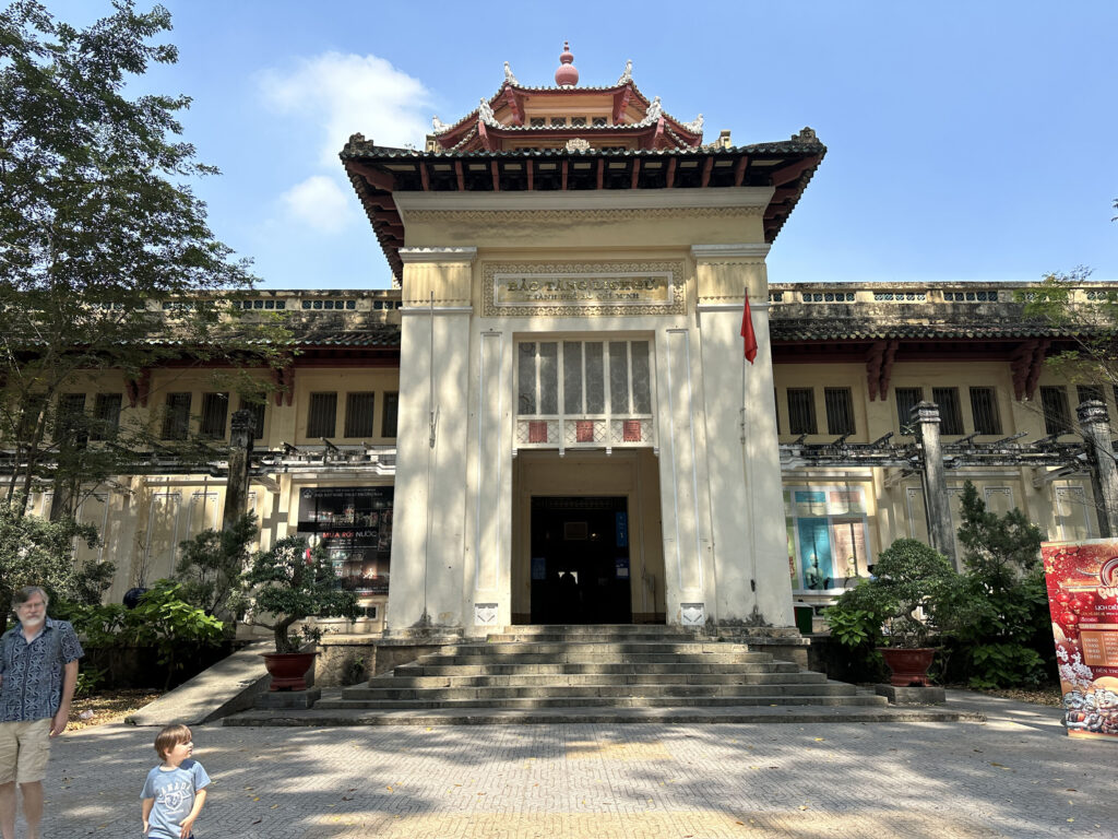 Ho Chi Minh City Museum of History is on the grounds of the Saigon Zoo and Botancial Gardens.