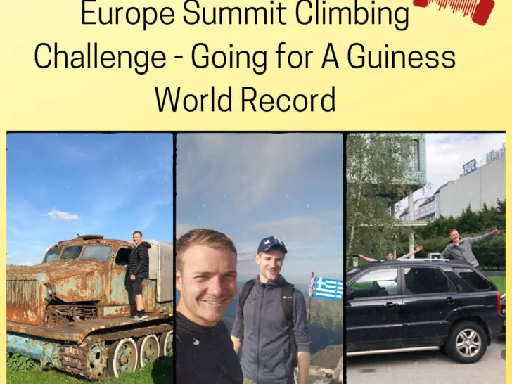 Europe Summit Climbing Challenge - Going for a Guiness World Record!