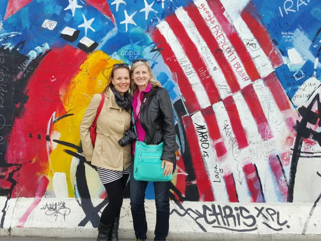 Sage, of Alpha-Gal, and Synke at the East Side Gallery in Berlin