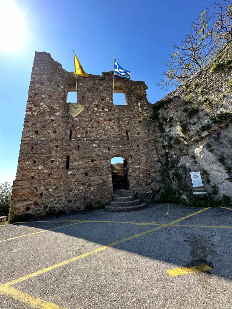 The entrance to Lower Mystras.