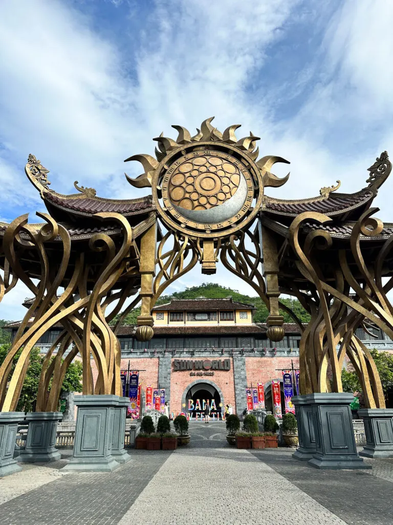 Time Gate, welcoming you to Ba Na Hills, Vietnam.