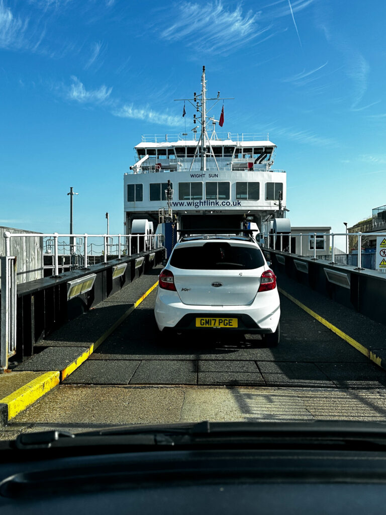 Wightlink ferry, connecting mainland UK with the Isle of Wight.