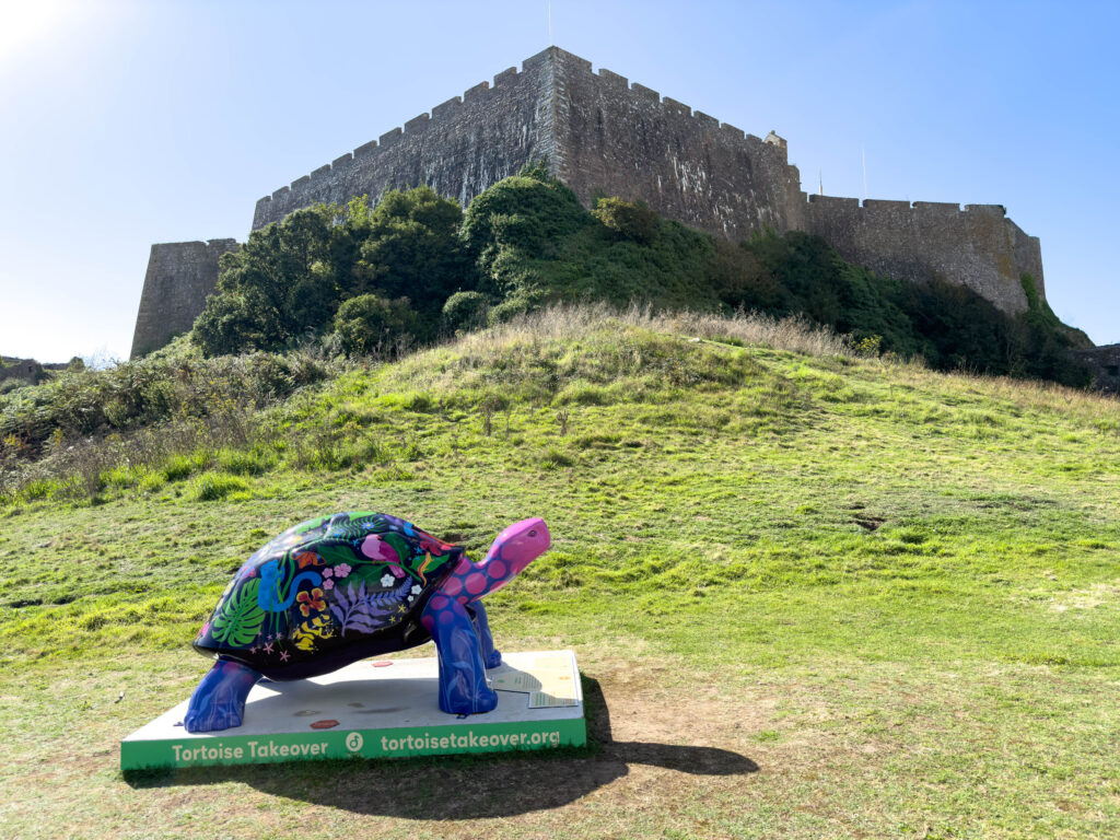 The Tortoise Takeover at Gorey Castle in the Channel Islands.