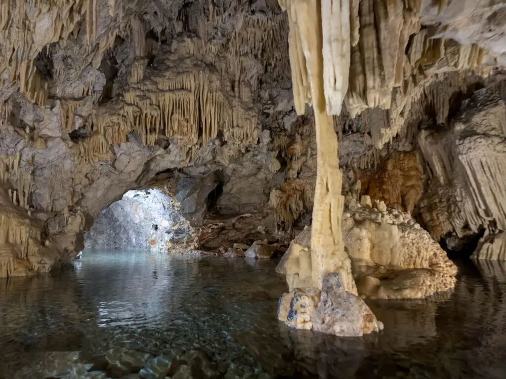 Diros Caves, a must-see on a Peloponnese Road Trip.