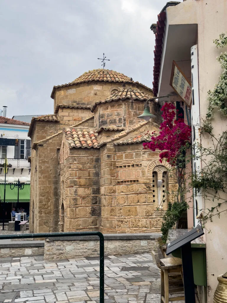 A Byzantine church in the center of Kalamata.