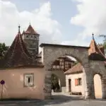 The Burgtor of Rothenburg is the start of any Rothenburg itinerary.